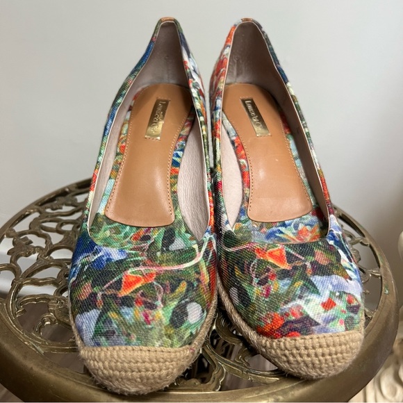 🥂3/$50 Louise et Cie Floral Jamie Espadrilles Wedges size 7 - Picture 6 of 7